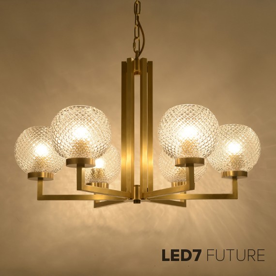 Loft Industry Modern - RBall Chandelier